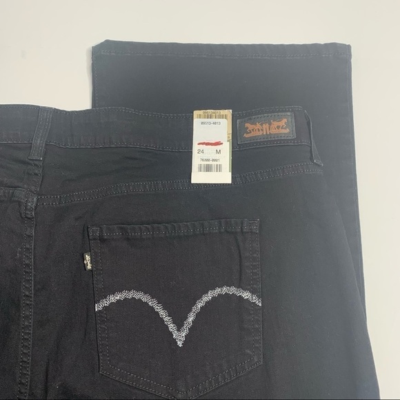NWT Levi’s 512 Perfectly Shaping Bootcut Black Womens Jeans - Picture 6 of 14